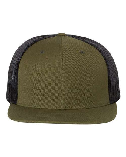 Richardson Wool Blend Flat Bill Trucker Cap