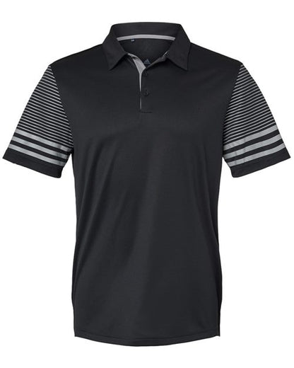 Adidas Men's Striped Sleeve Polo