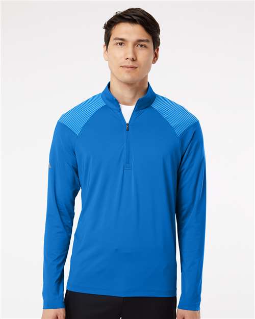 Adidas Men's Ultimate365 Lightweight Shoulder Stripe Quarter-Zip Pullover