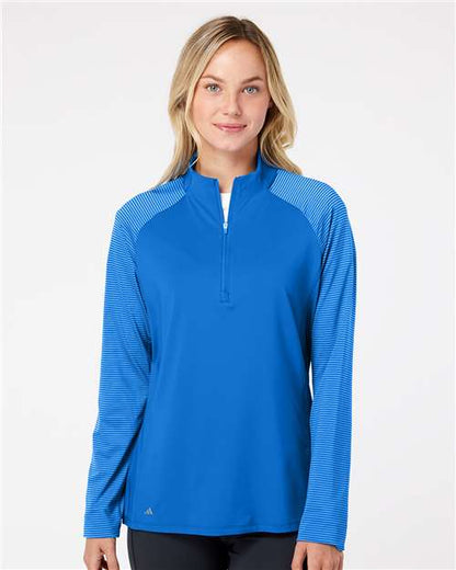 Adidas Women's Ultimate365 Lightweight Raglan Quarter-Zip Pullover