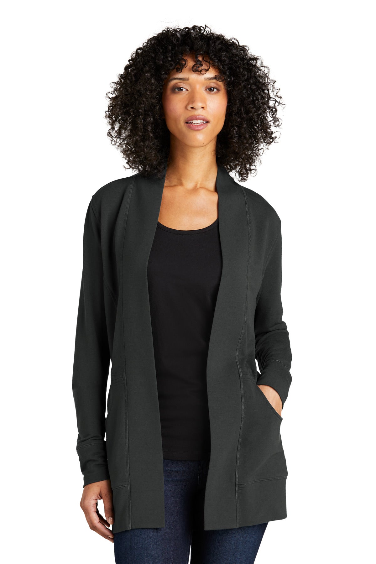 Port Authority ®;  Women's Microterry Cardigan LK825